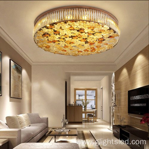 Indoor Decorative Glass Ceiling Led Chandelier Light
